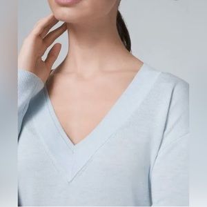 White House Black Market Cozy V-Neck Tunic